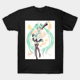 Miku Hatsune Happy T-Shirt